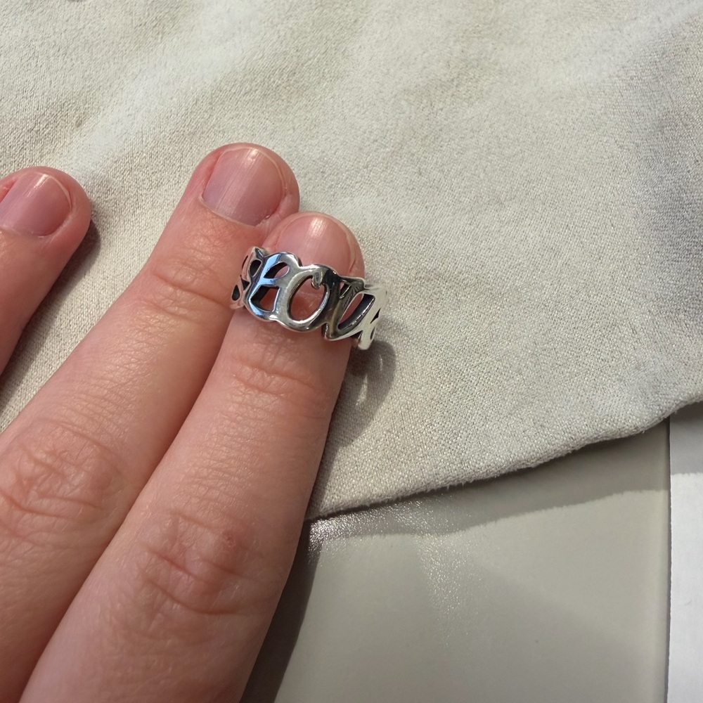 James Avery Retired Love Ring - Picture 3 of 4